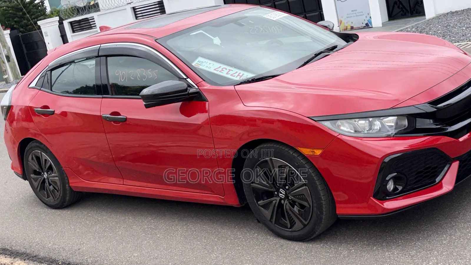 Honda Civic EX Hatchback 2018 Red