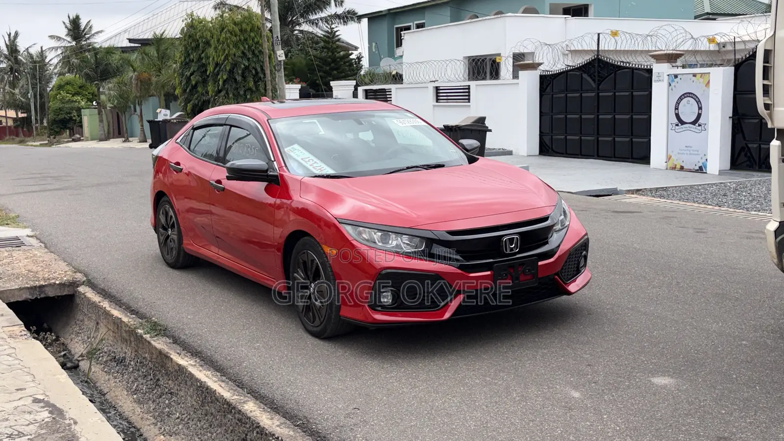Honda Civic EX Hatchback 2018 Red