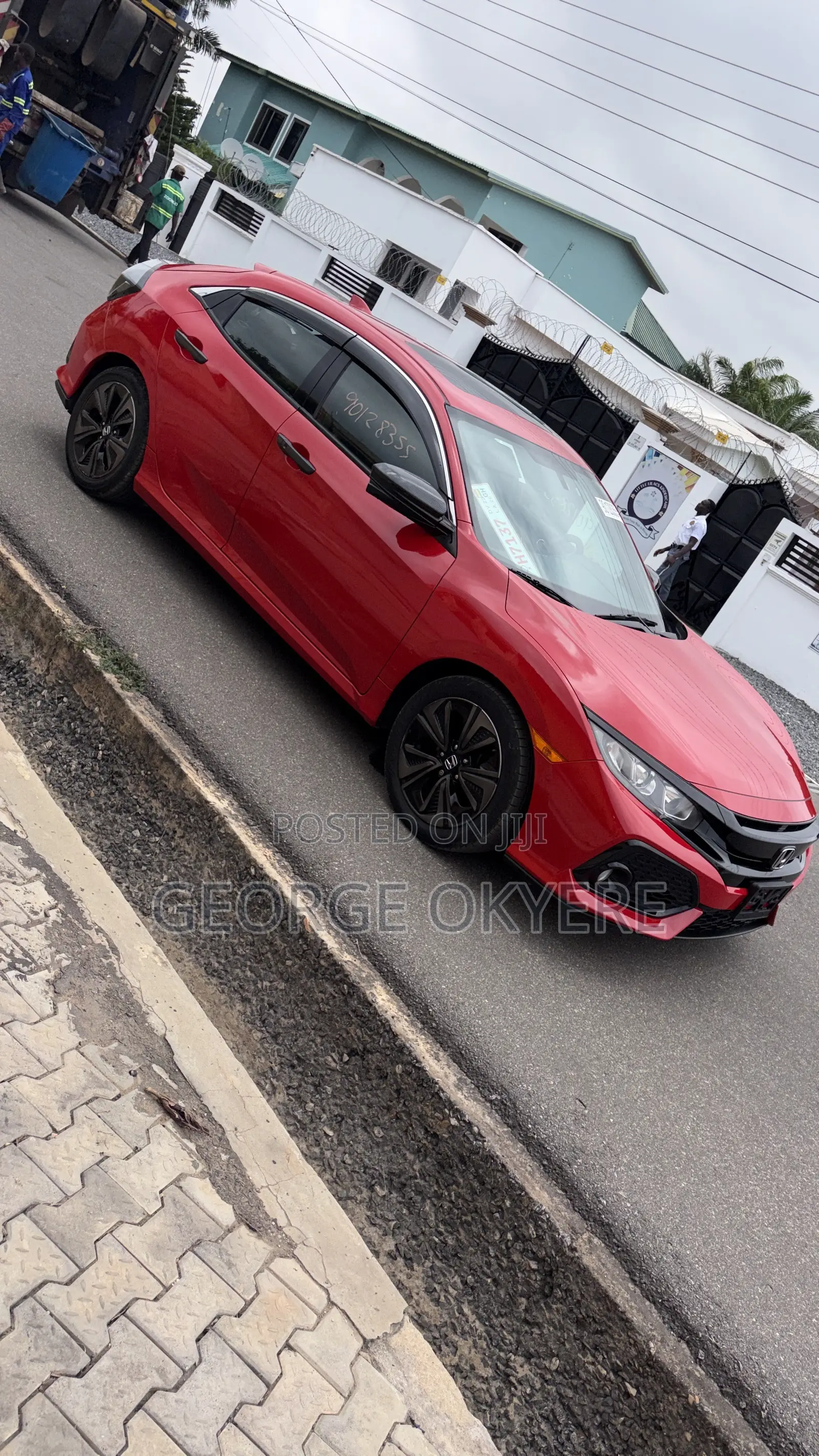 Honda Civic EX Hatchback 2018 Red