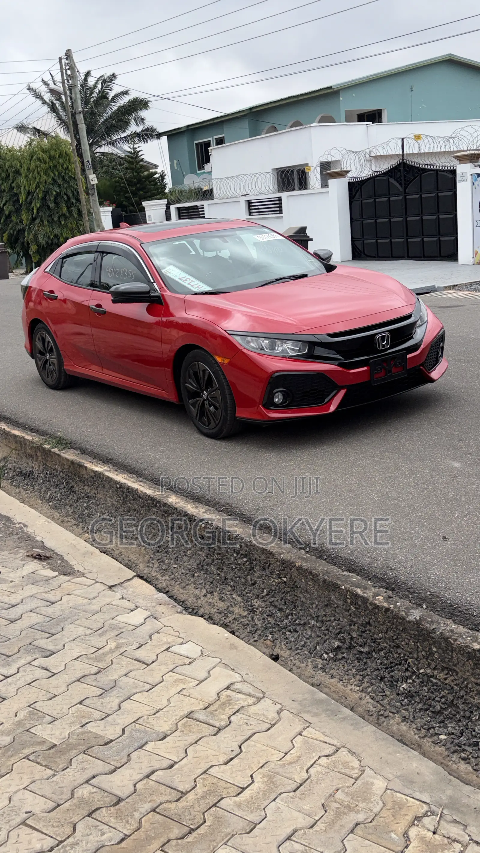 Honda Civic EX Hatchback 2018 Red