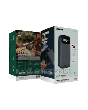 Green Lion Flex Power Jump Starter and Power Bank 10000mAh