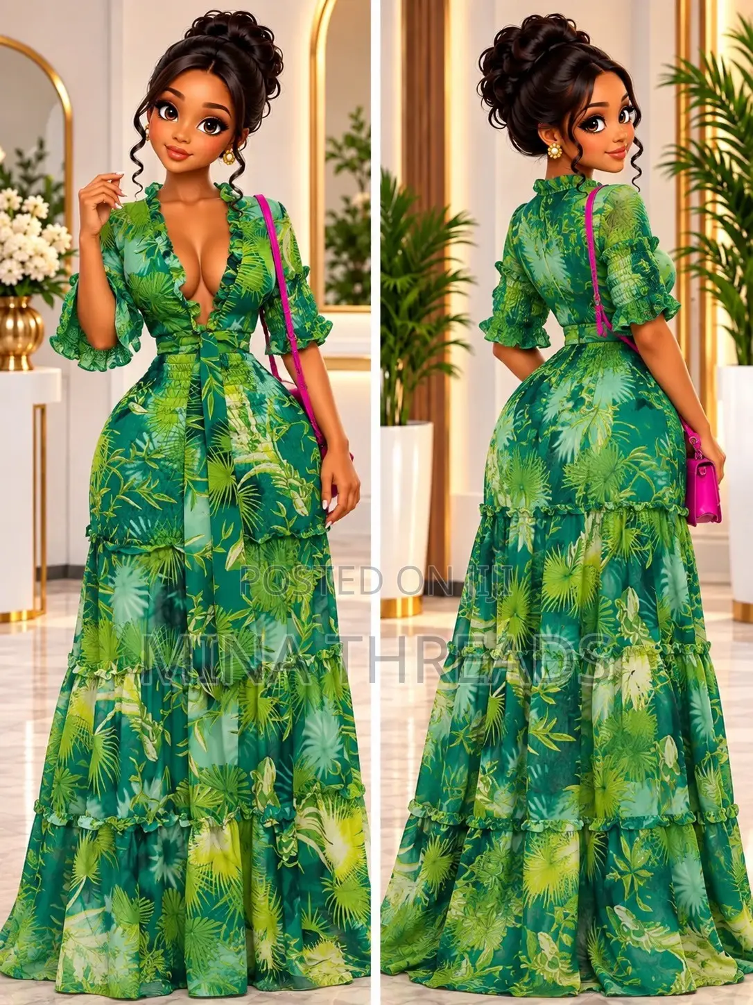 Ankara Skirt and Top