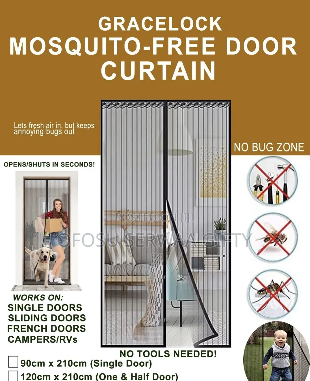 Magnetic Door Curtains