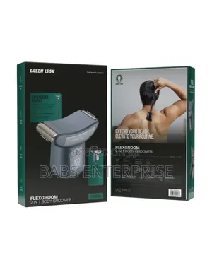 Green Lion Flexgroom 2 in 1 Body Groomer – Gray