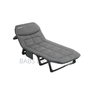 Green Lion Foldable Camping Bed – Gray