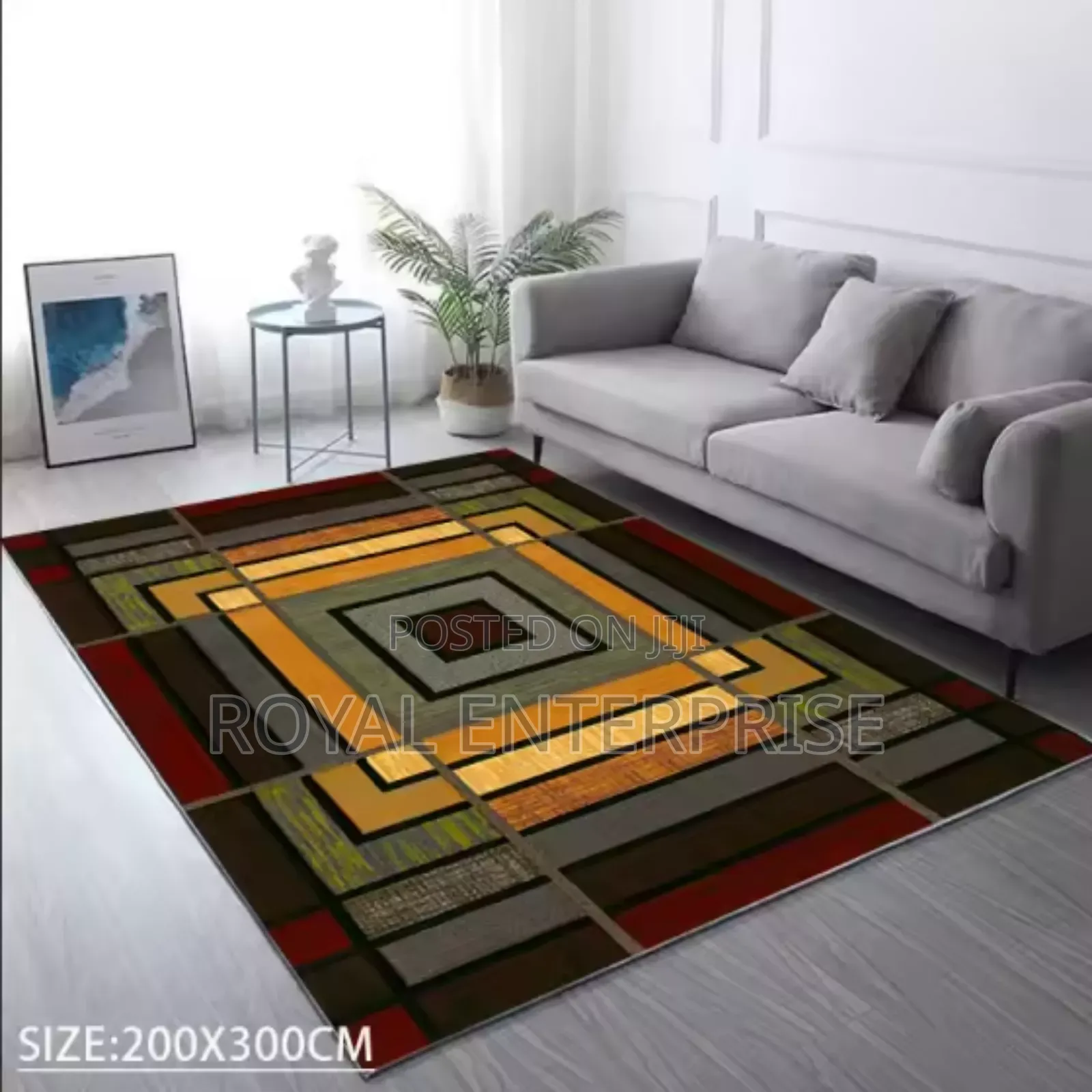 3d Crystal Velvet Carpet: Add Luxury to Your Space ( 200/300cm )