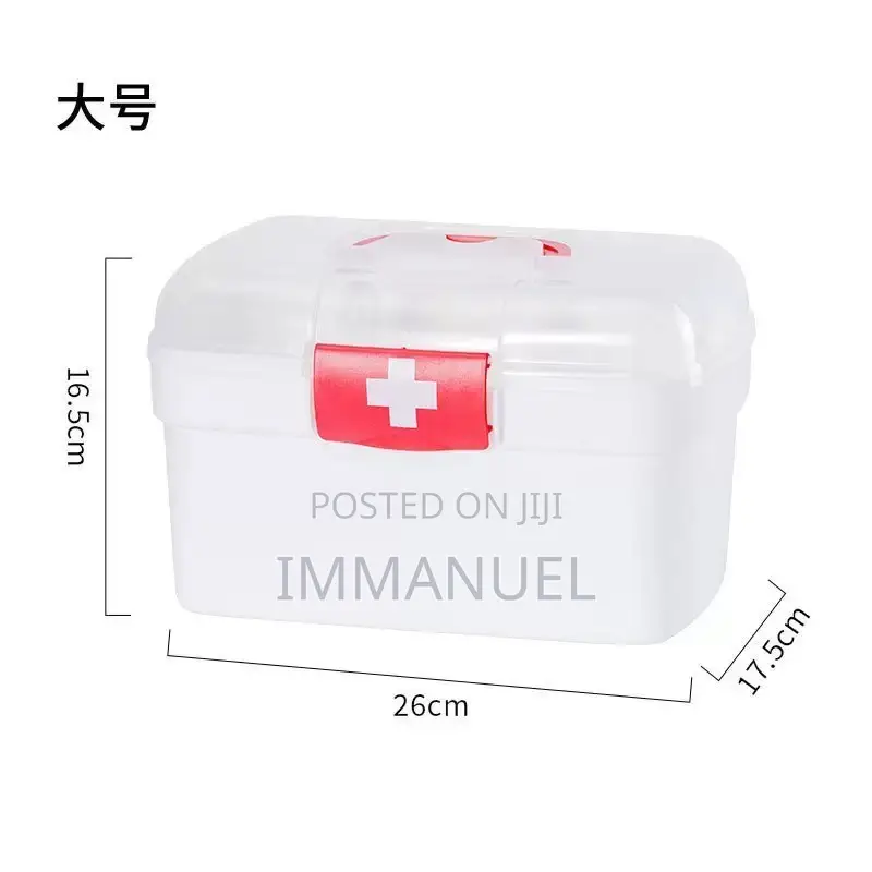 Portable First Aid Medical Storage Box
