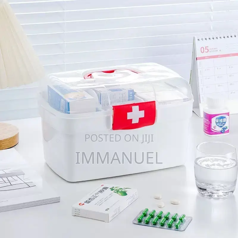 Portable First Aid Medical Storage Box