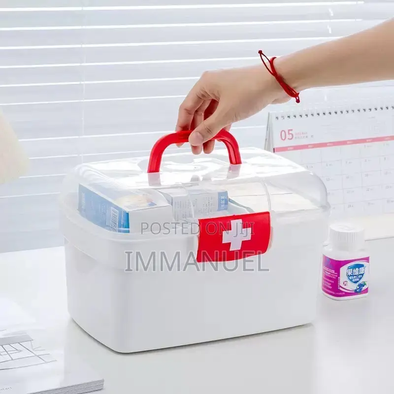 Portable First Aid Medical Storage Box