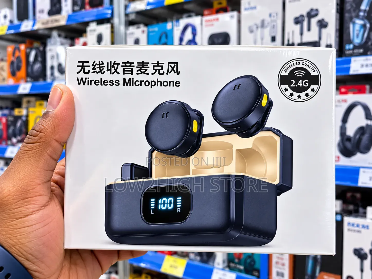 Q8 Dual Wireless Lavalier Microphone Set