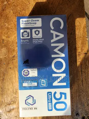 New Tecno Camon 50 Ultra 512 GB Black