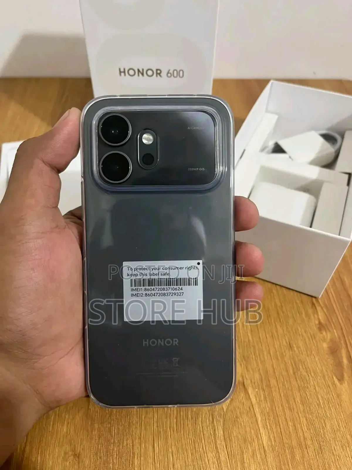New Honor 600 128 GB Black