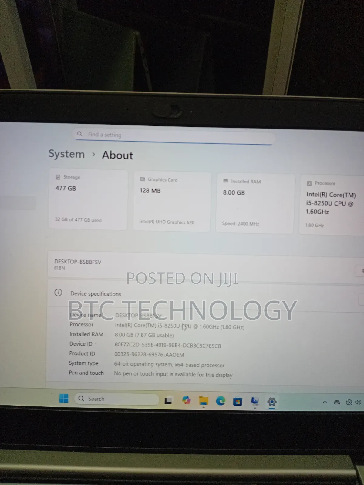 Laptop Lenovo IdeaPad 320S 8GB Intel Core i5 SSD 512GB