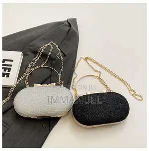 Ladies Cute Oval Clutch Bags