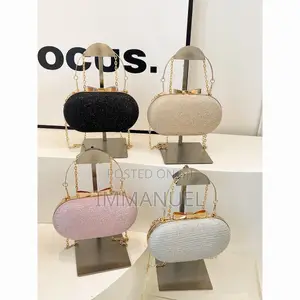 Ladies Cute Oval Clutch Bags