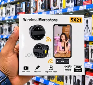 SX21 Dual Wireless Lavalier Microphone