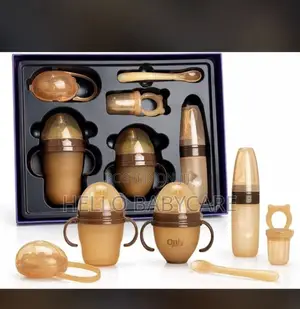Baby Silicone Bottle Set
