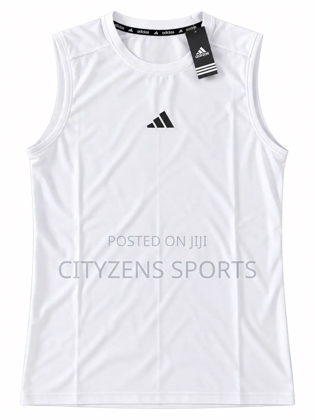 New Adidas White Sleeveless Top