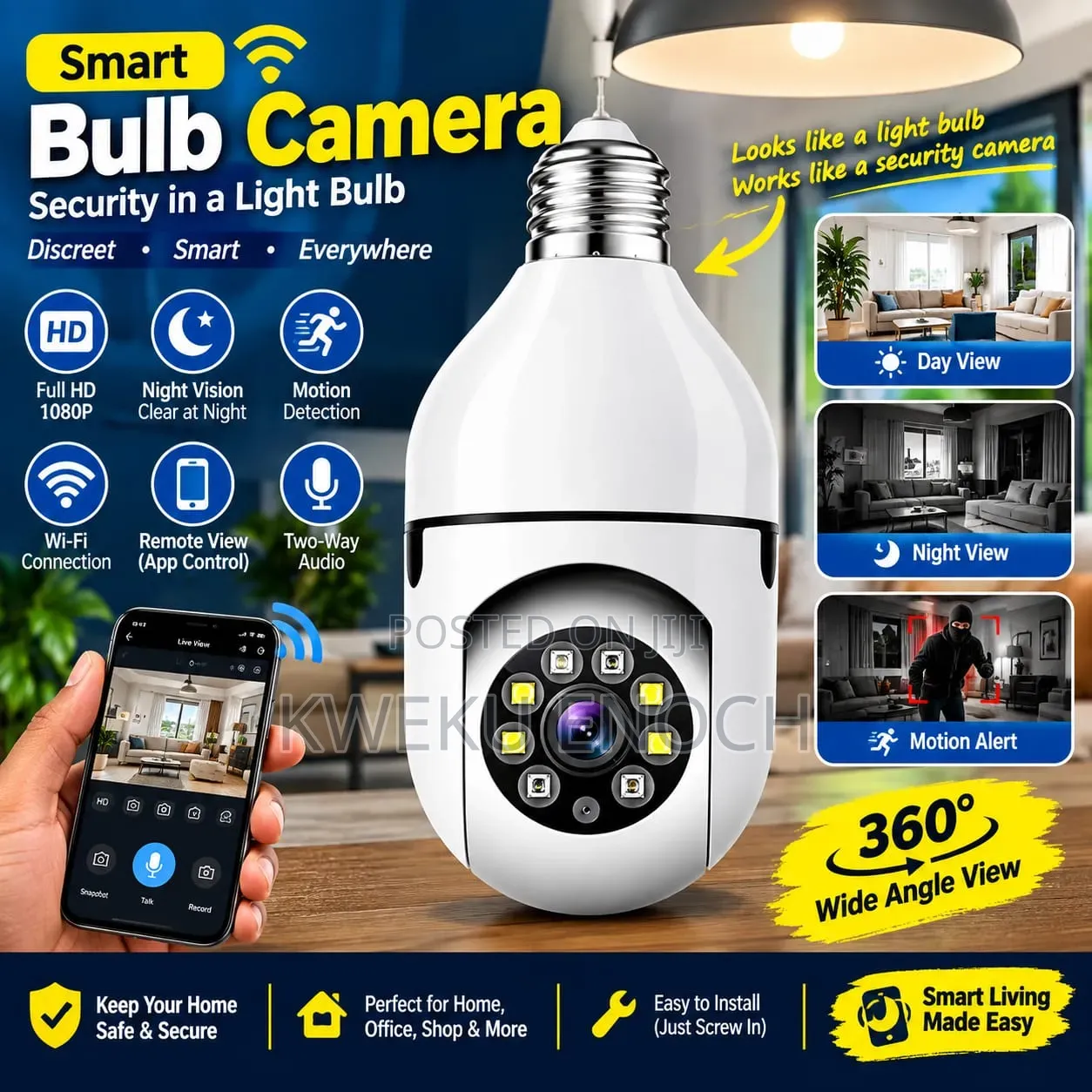 Wifi Bulb Camera