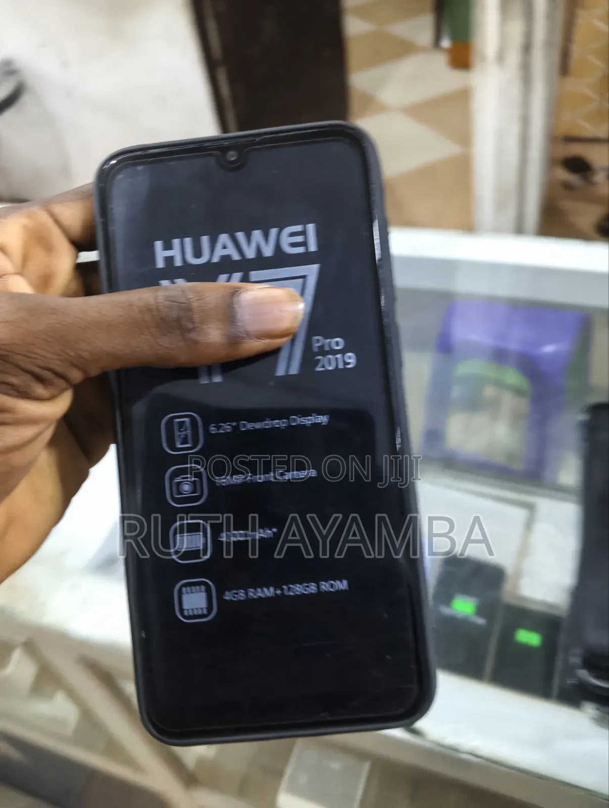 New Huawei Y7 Pro (2019) 128 GB Black