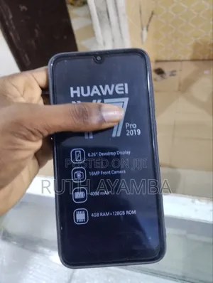 New Huawei Y7 Pro (2019) 128 GB Black