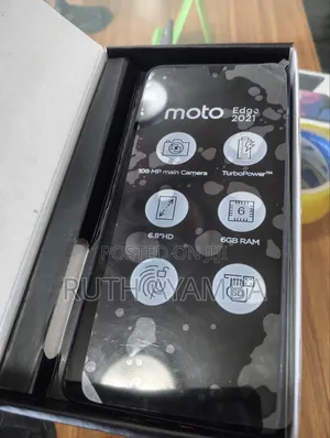 New Motorola Edge 5G UW (2021) 128 GB Blue