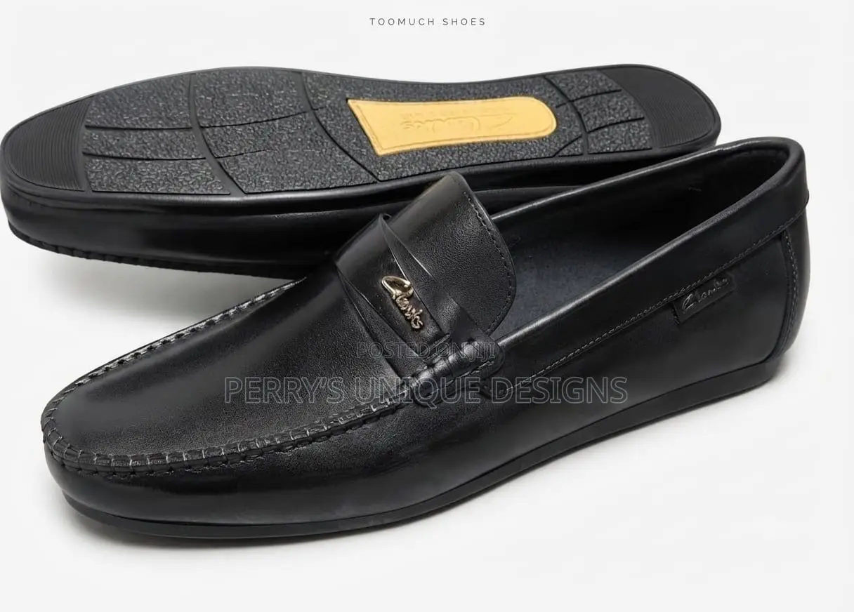 Men’s Black Classic Slip-on Loafers