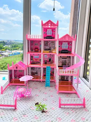 Doll House Girls Dreamy House 4 Story 12 Rooms
