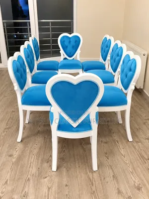 Luxury Royal Heart-Back Dining Set