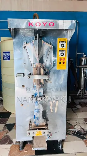 Pure Water Sachet Machine Comes With Tanks and Water Treatment Machine