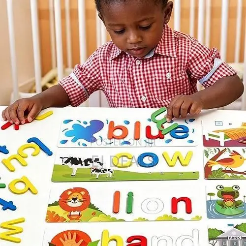 Montessori Wooden Alphabet Matching Spelling Set
