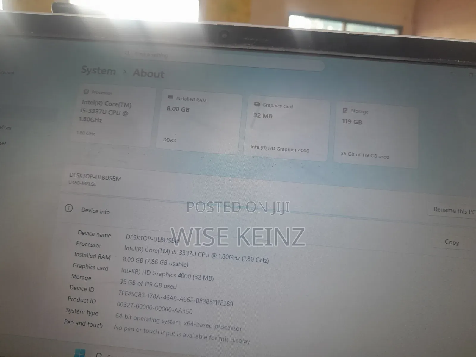 Laptop LG 8GB Intel Core i5 SSHD+SSD 320GB