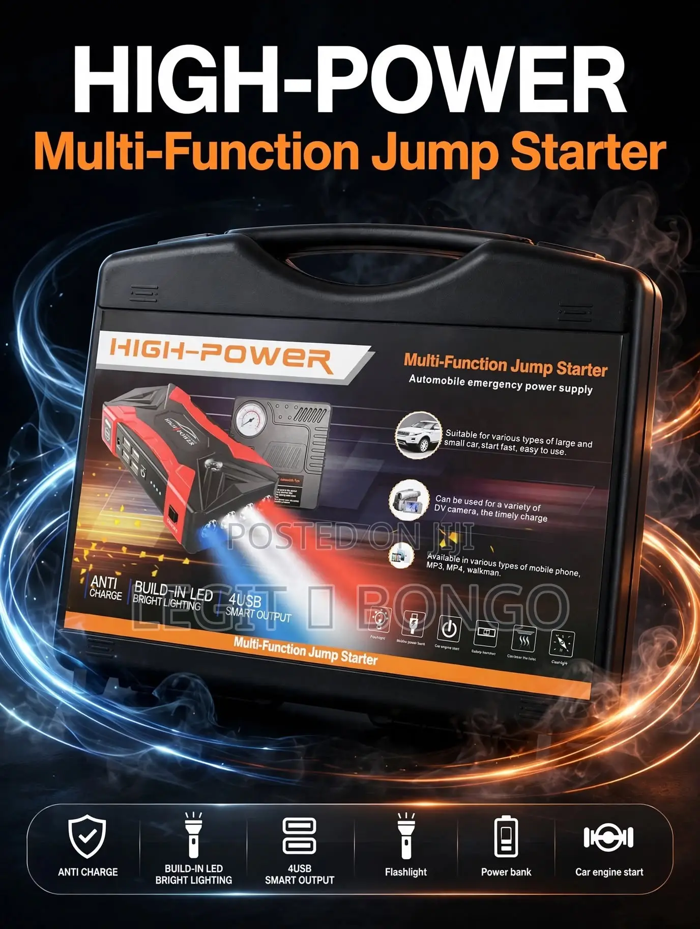 Jumper Starter + Tyre Pump