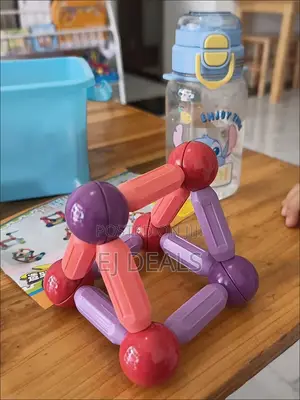 Magnetic Building Blocks With Balls 72pcs With Storage Box