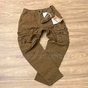 Quality Khaki Cargo Trousers