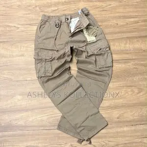 Quality Khaki Cargo Trousers