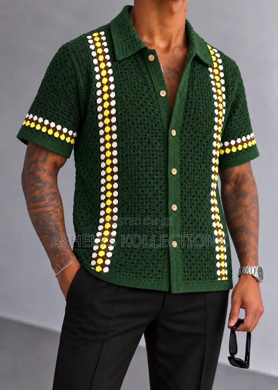 Quality Crochet Men’s Shirt