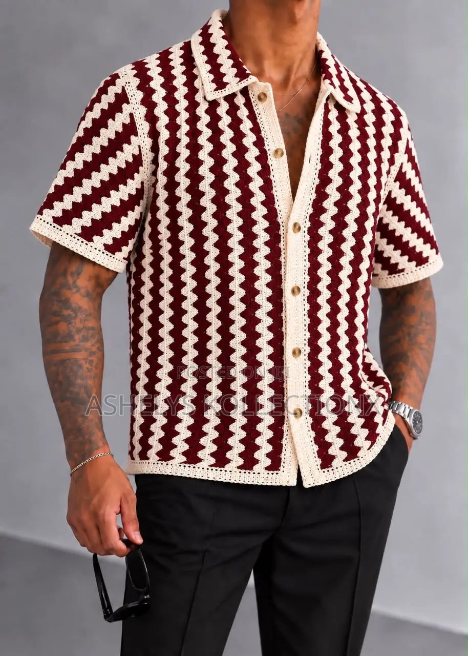 Quality Crochet Men’s Shirt