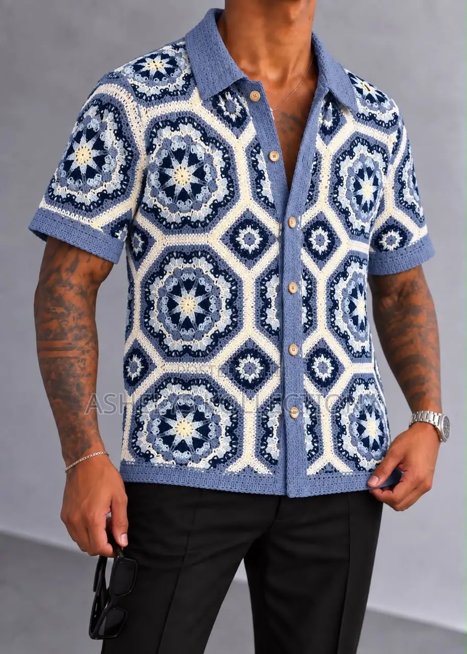Quality Crochet Men’s Shirt