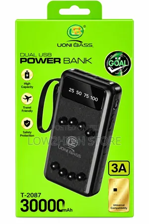 Uoni Bass 30,000mAh Dual USB Power Bank