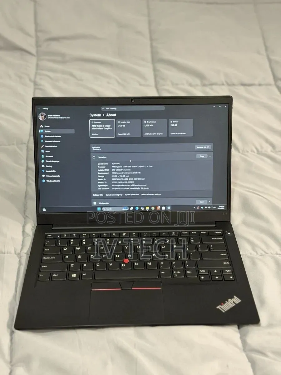 Laptop Lenovo ThinkPad E14 Gen 3 16GB AMD Ryzen 5 SSD 512GB
