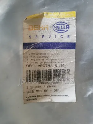 HELLA Opel / Vauxhall Vectra B High/Low a/C Pipes Lines