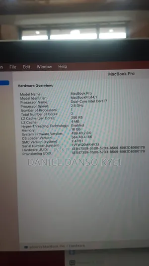 Laptop Apple MacBook 2017 16GB Intel Core i7 SSD 256GB