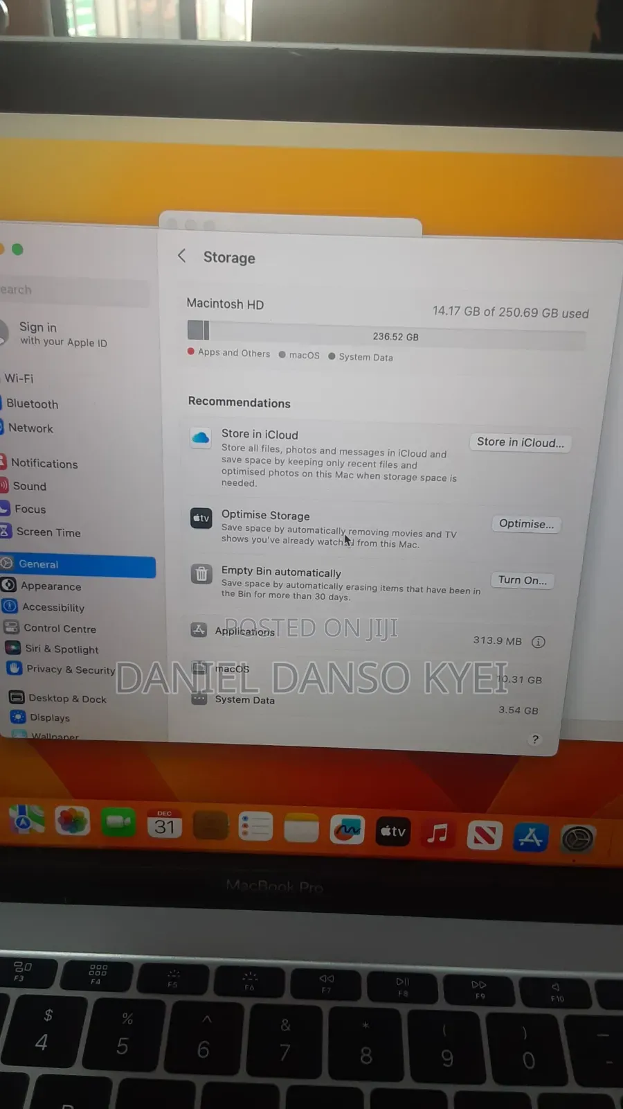 Laptop Apple MacBook 2017 16GB Intel Core i7 SSD 256GB