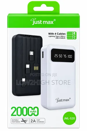 Just Max JML-520 20,000mAh Power Bank