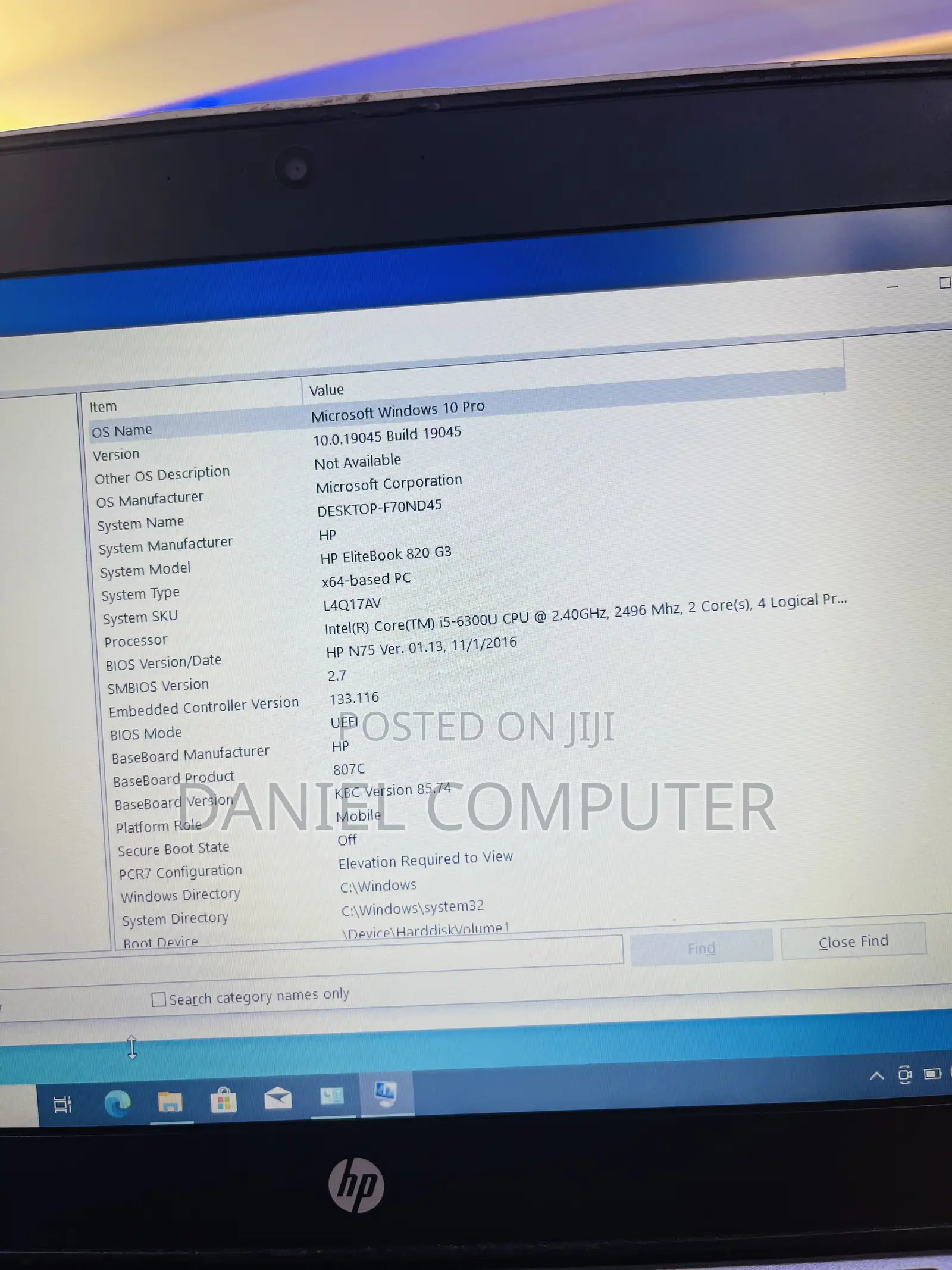 Laptop HP EliteBook 820 G3 8GB Intel Core i5 SSD 128GB