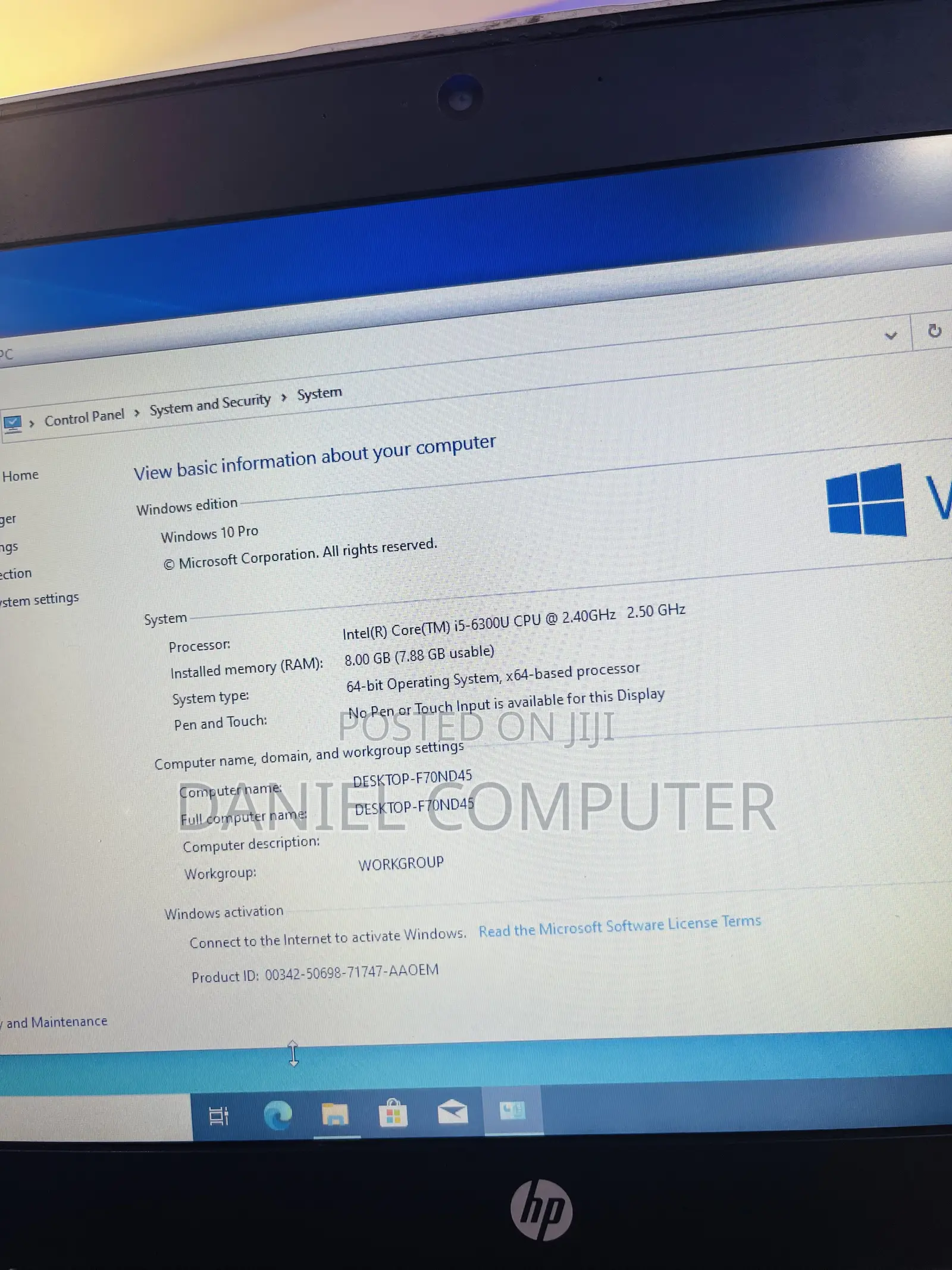 Laptop HP EliteBook 820 G3 8GB Intel Core i5 SSD 128GB