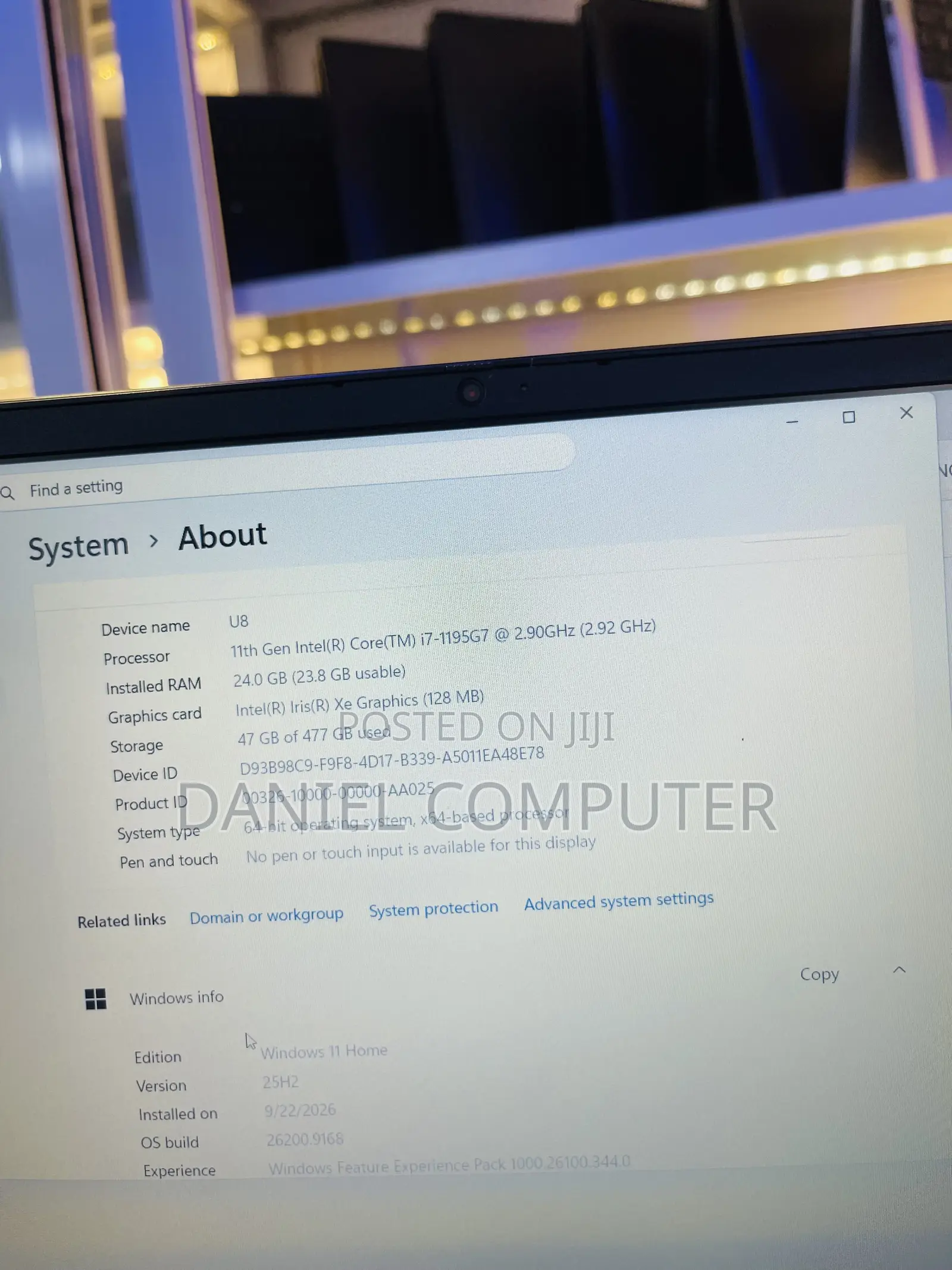 Laptop Lenovo IdeaPad 520S 24GB Intel Core i7 SSD 512GB