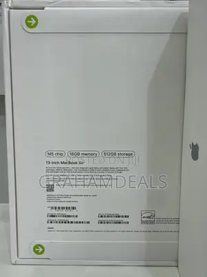New Laptop Apple MacBook Air 2026 M5 16GB Apple M5 SSD 512GB