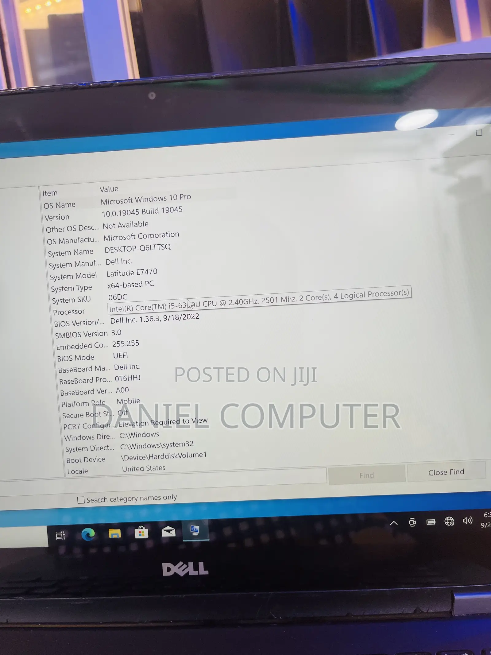 Laptop Dell Latitude 14 E7470 8GB Intel Core i5 SSD 256GB